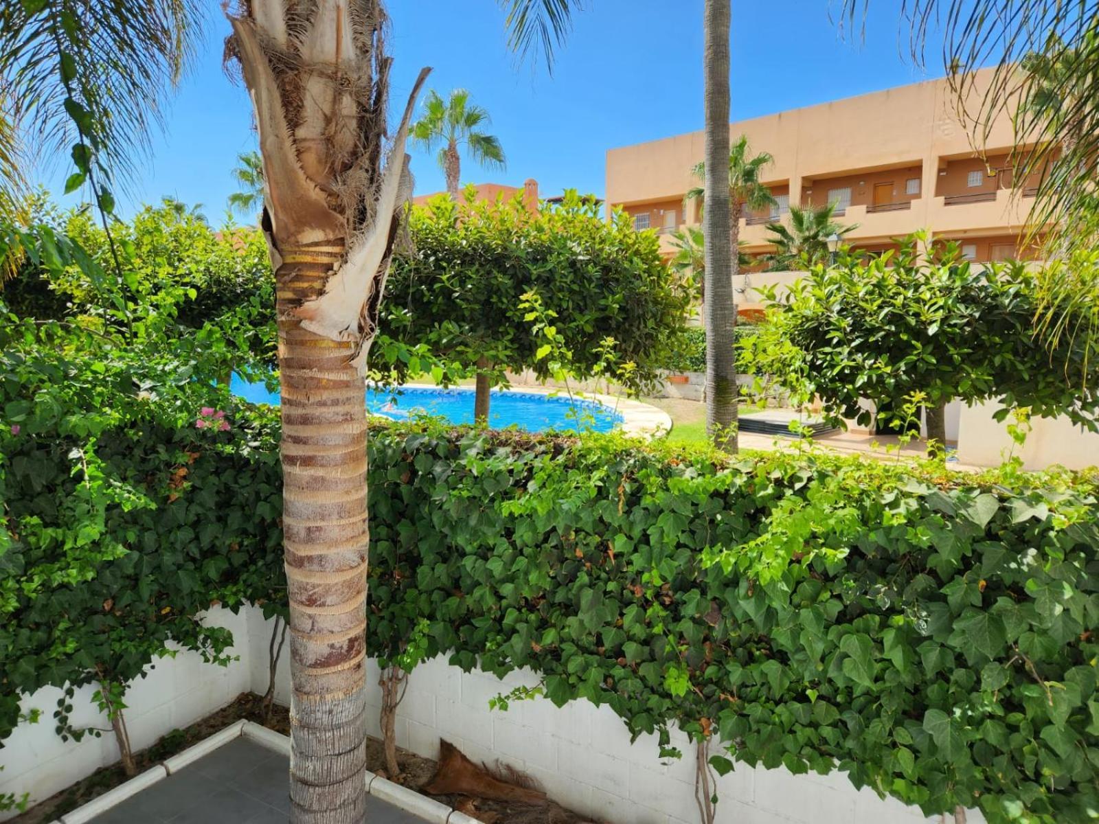 ¡bajo Extraordinario Con Vistas A La Piscina Y Terraza! * Vera